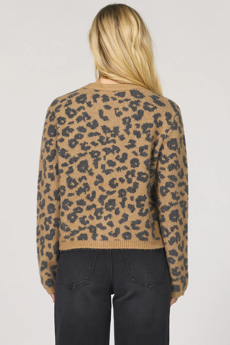 Amina Leopard Cardigan