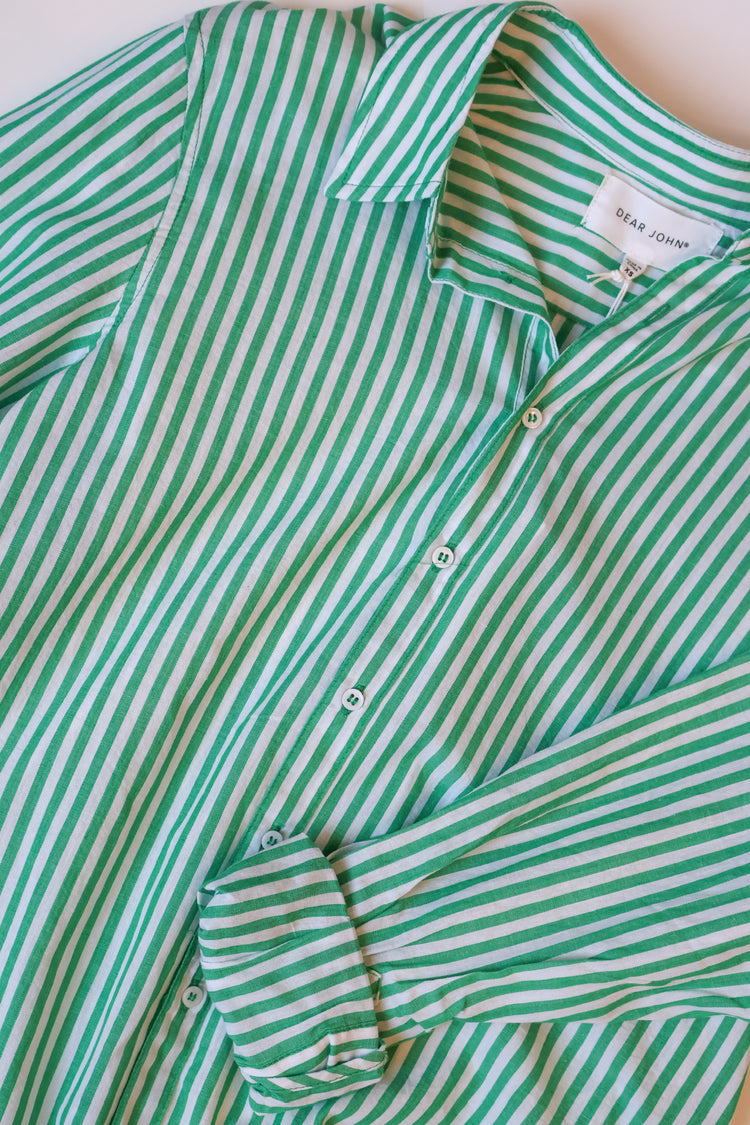 Lolita Green Grass Stripe Top