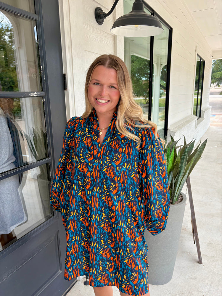 Amelia Midnight Garden Dress