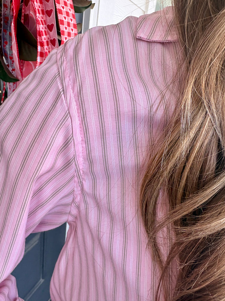 Lolita Pale Lilac Stripe Top