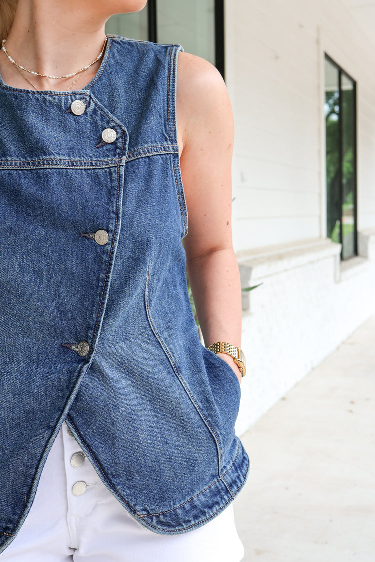 Maris Denim Top