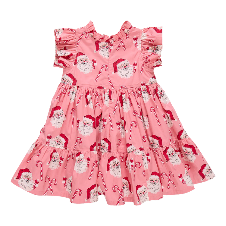 Pink Candy Cane Santa Jennifer Dress