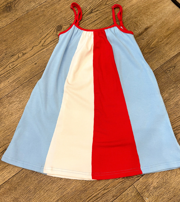 Red, White & Blue Ruby Dress