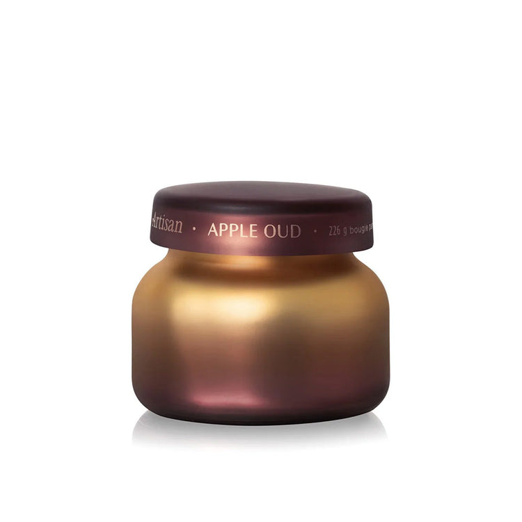 Apple Oud Tuscan Radiance Petite Candle 8oz.