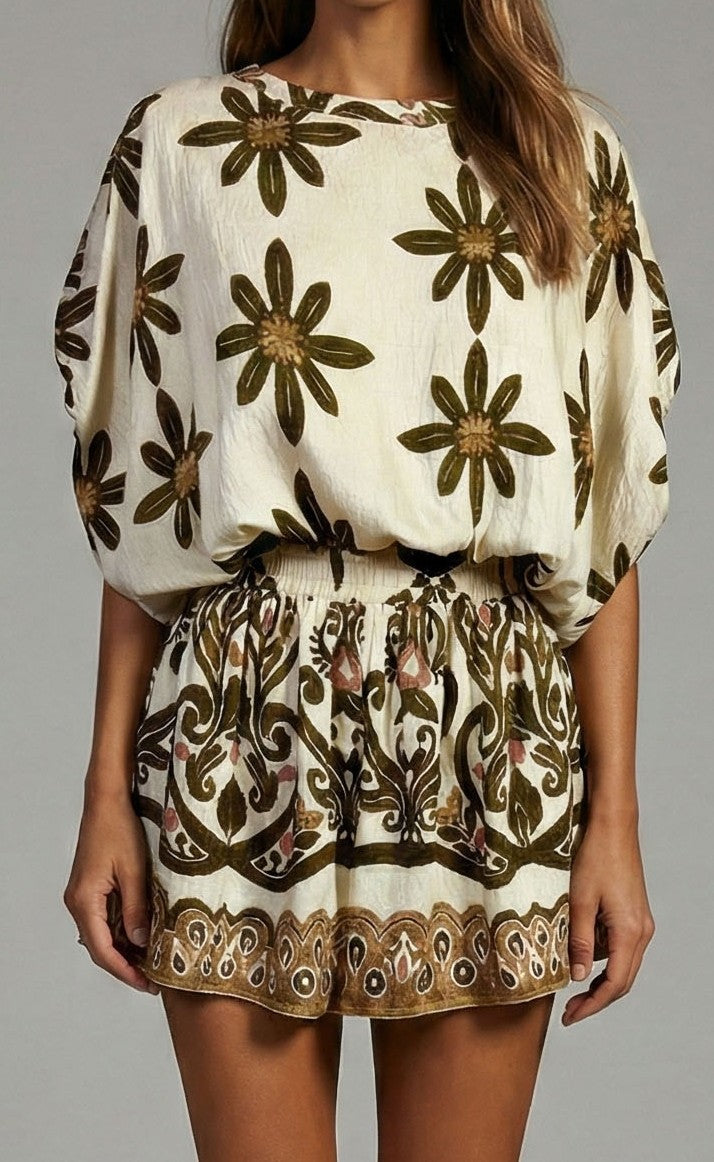 Olive Veil Set