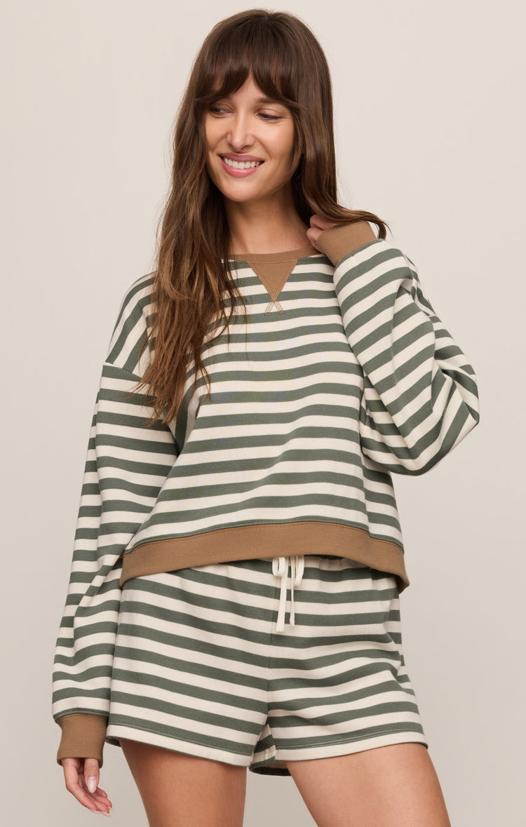 Low Key Stripe Short