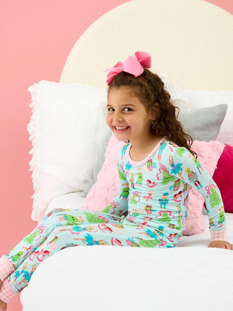 Nutcracker Wishes Ruffle LS PJ Set