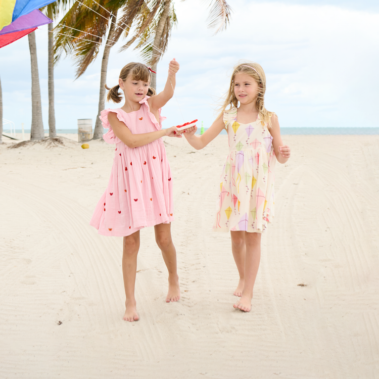 Flying Kites Via Dress