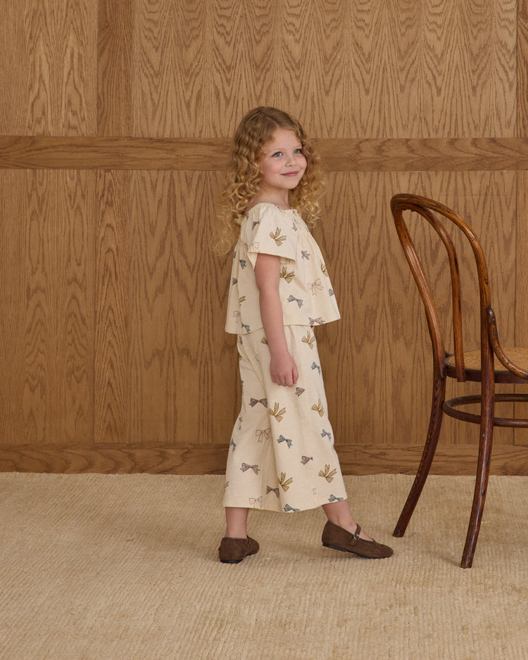 Bows Wide Leg Pant