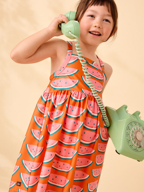 Watermelon Slices Strappy Sun Dress