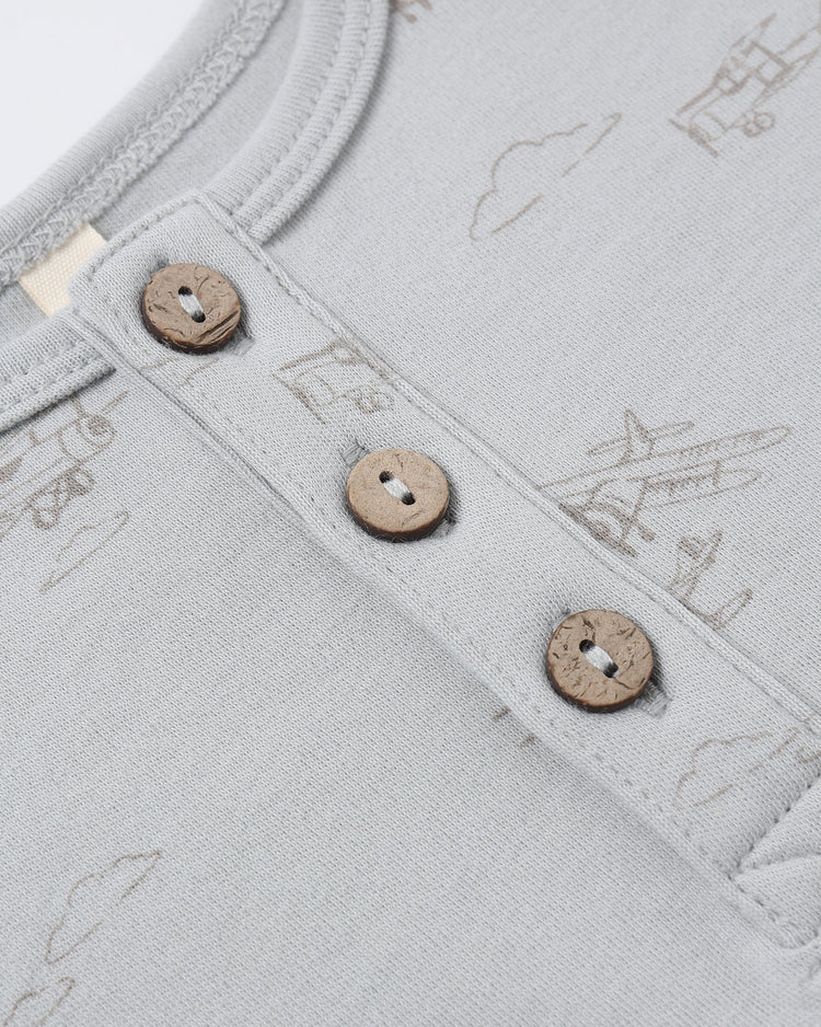 Airplanes Short Sleeve One-Piece