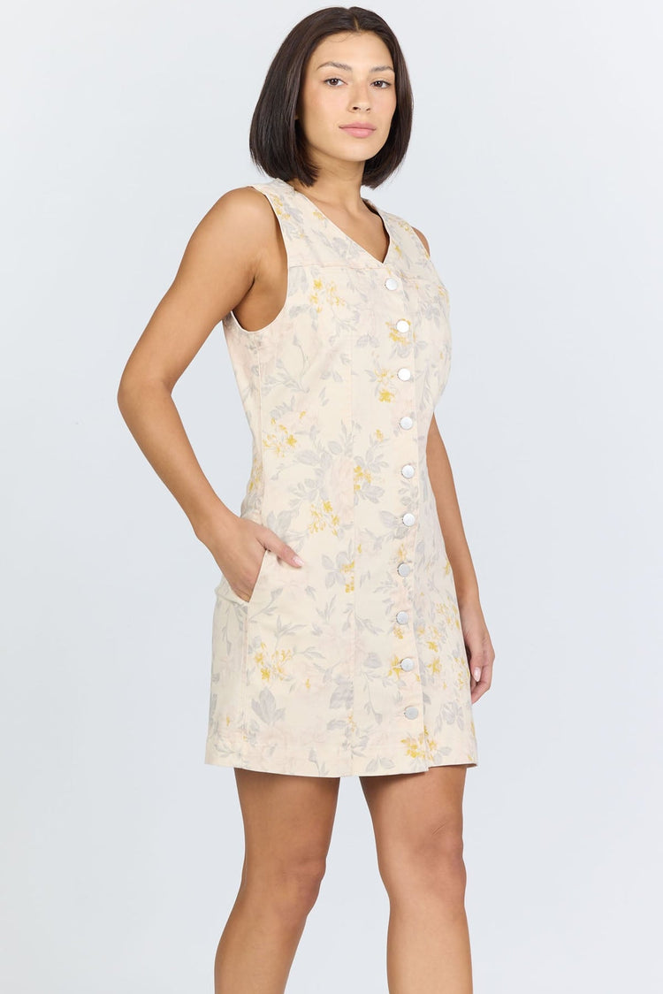 Zamira Floral Denim Dress
