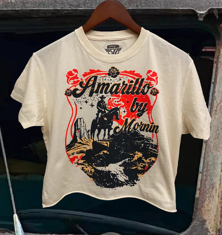Amarillo By Morning Crop Tee