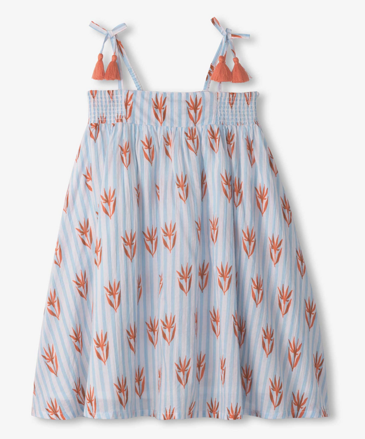 Crinkle Gauze Ticking Full Dress