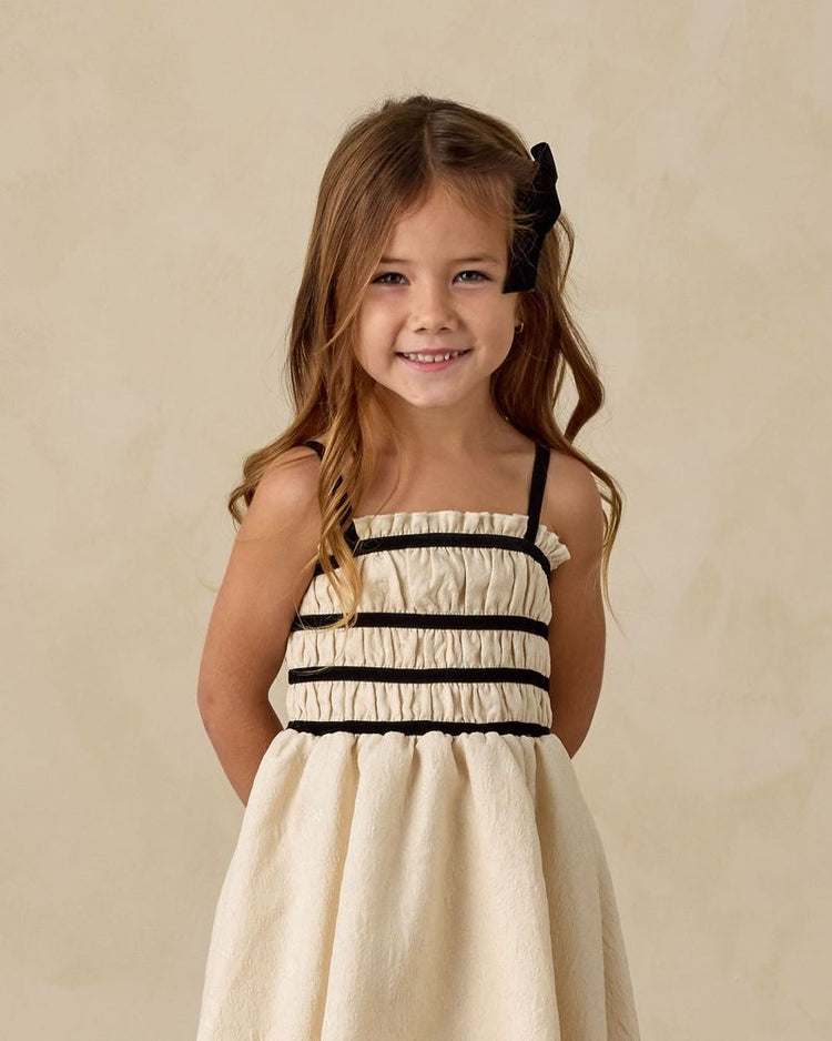 Metallic Ivory Annabelle Dress