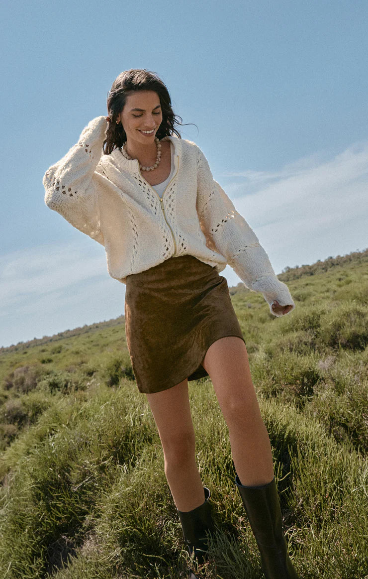 Ciera Suede Mini Skirt