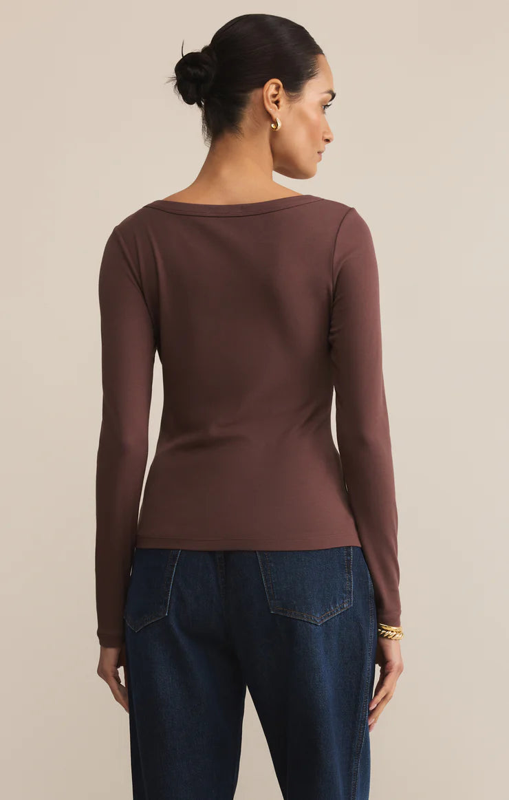 Second Skin Scoop Neck Top