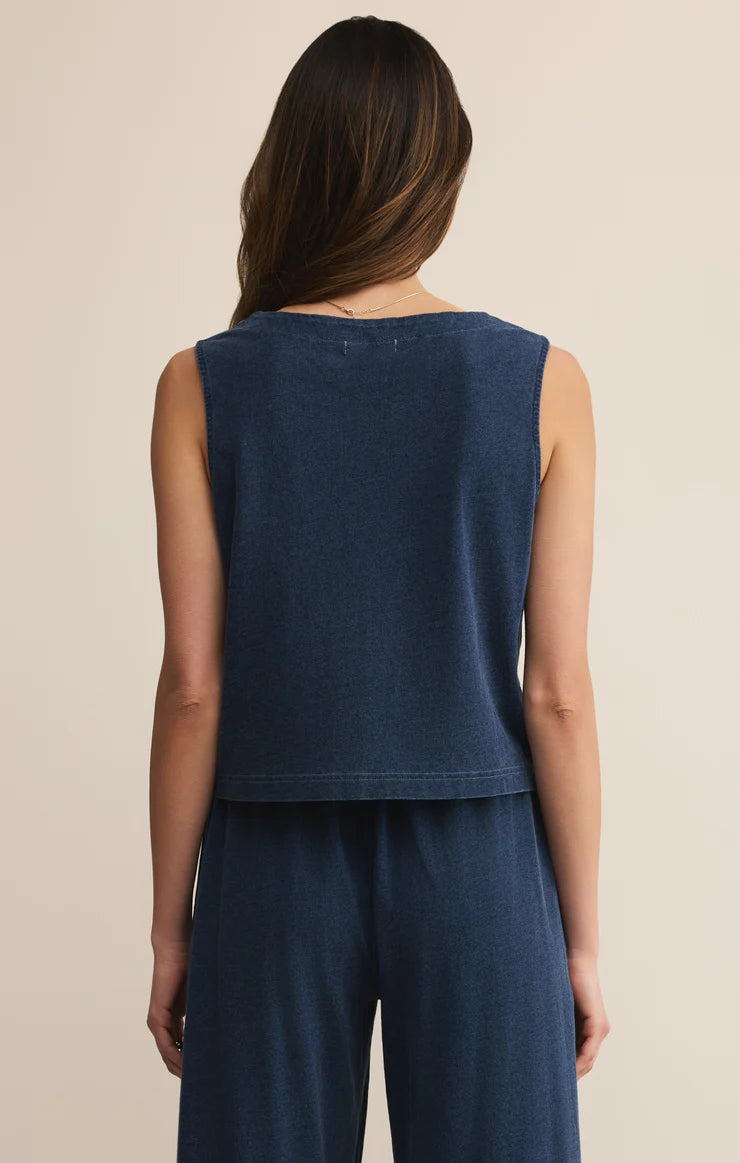 Solace Jersey Denim Top