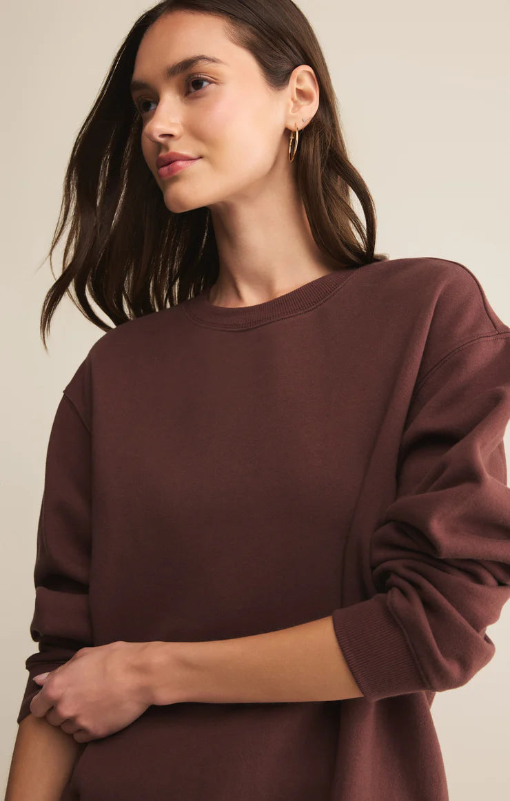 Boyfriend Cotton Sweatshirt