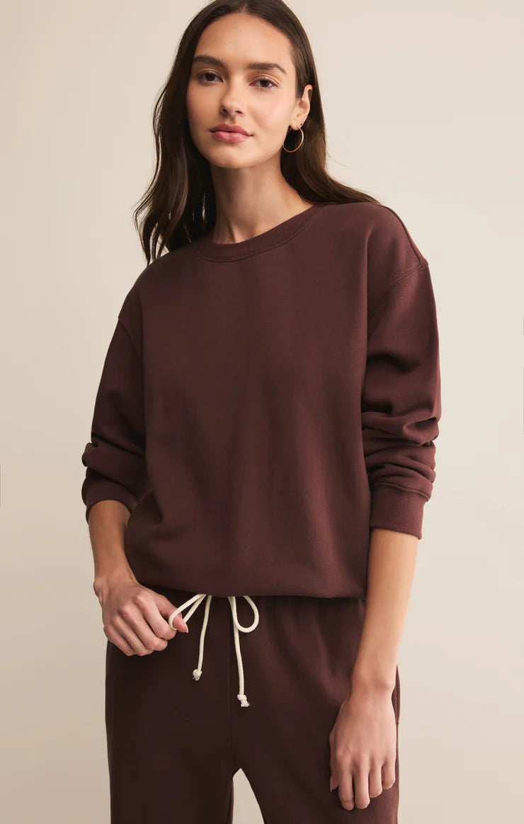 Boyfriend Cotton Sweatshirt