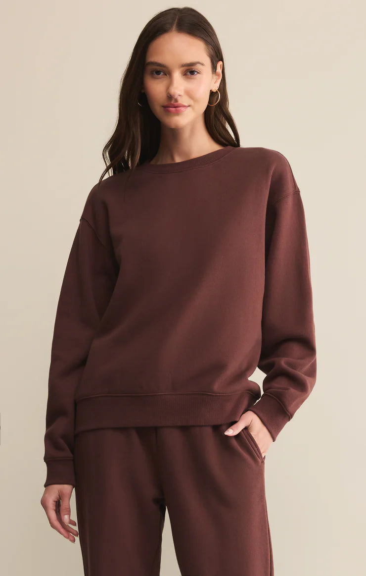 Boyfriend Cotton Sweatshirt
