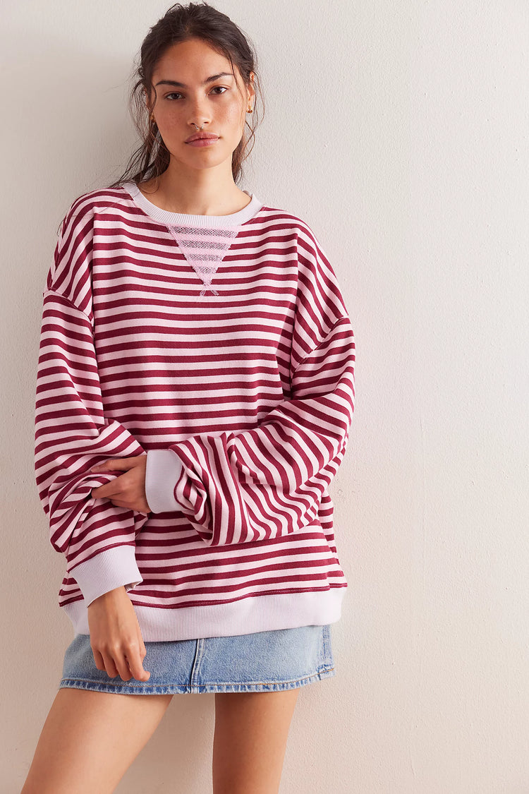 Classic Striped Crew