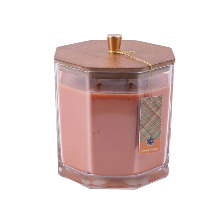 Harvest Pumpkin Holiday Large Decor Candle