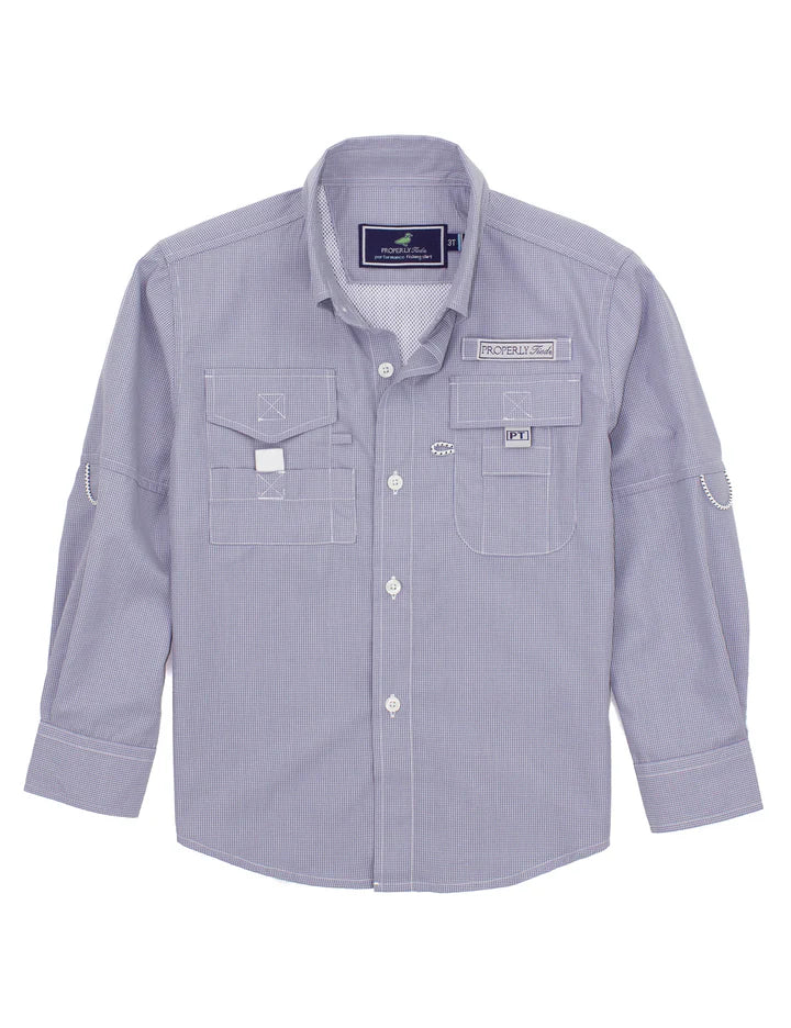 Boys Performance Fishing Shirt