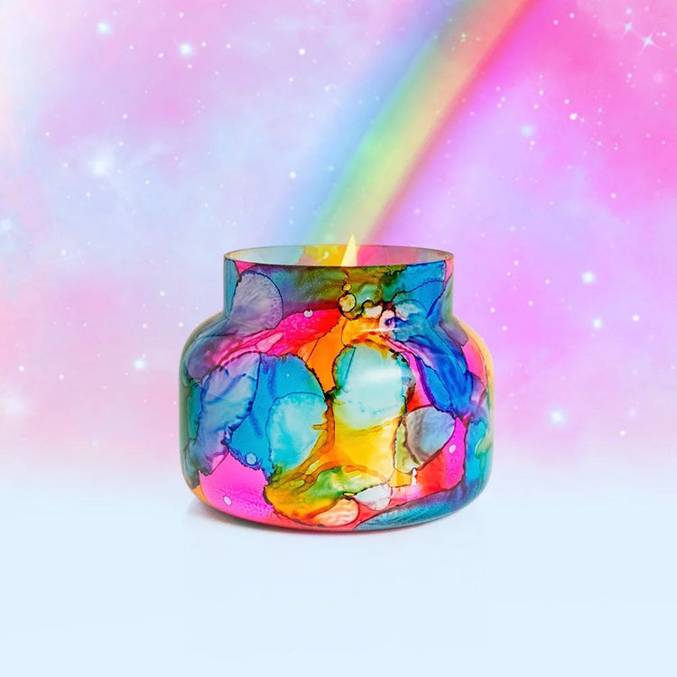Volcano Signature Rainbow Watercolor Jar 19oz.