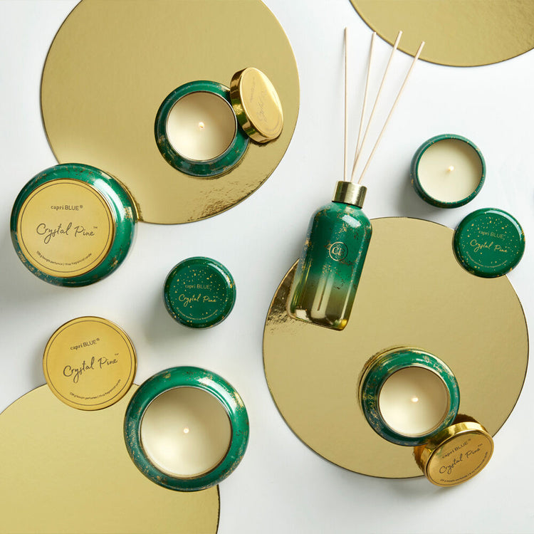 Crystal Pine 8oz Glimmer Jar