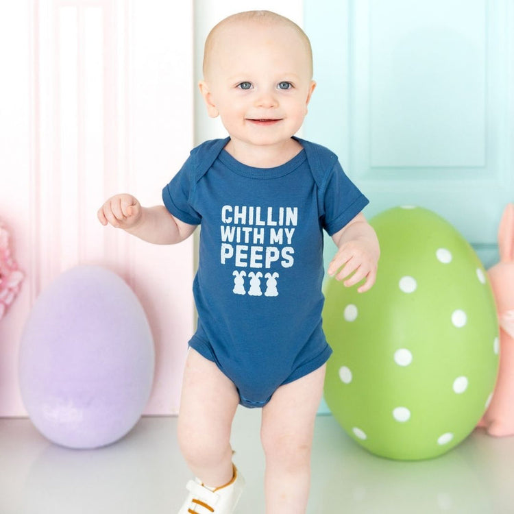 Chillin' With My Peeps Easter S/S Bodysuit