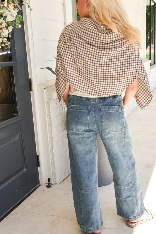 Dear John Della Pull On Barrel Leg Denim