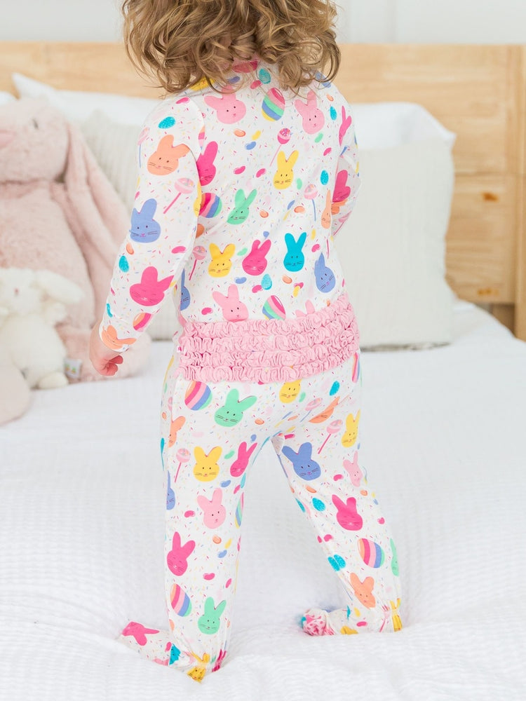 Sugar Rush Ruffle Footie PJ