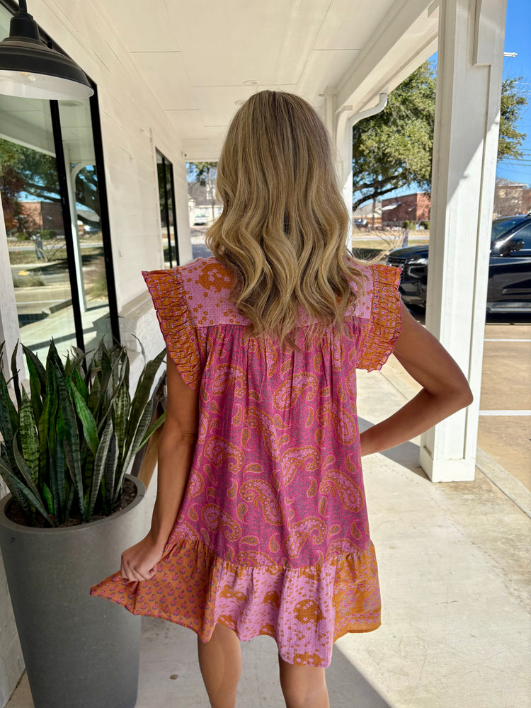 Fancy Seeing You Paisley Dress