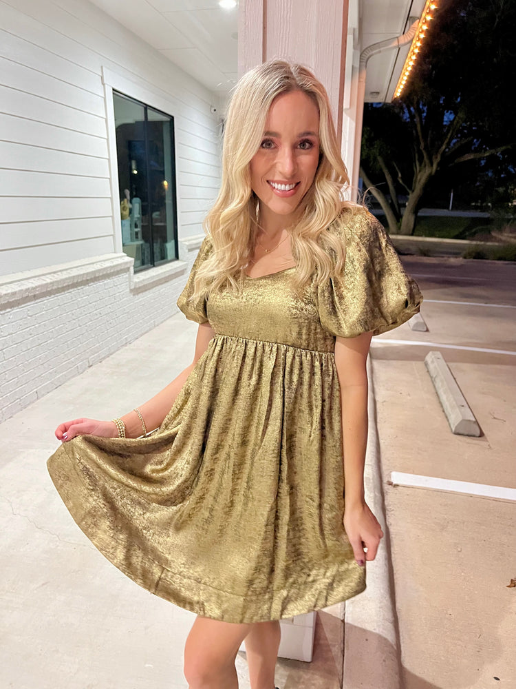 Gold Isabella Dress