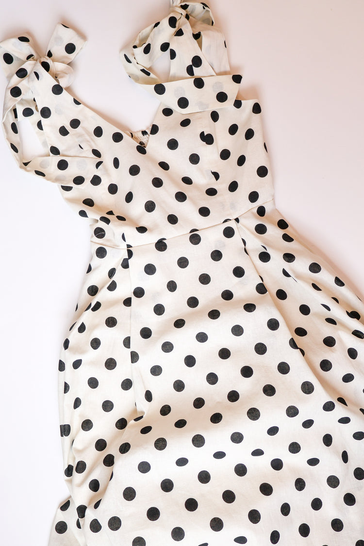Ryleigh Polka Dot Midi Dress