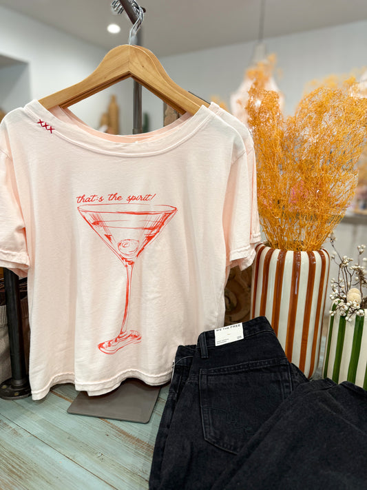 That's The Spirit Wide Neck Tee