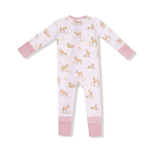 Little Fawn Zipper Romper