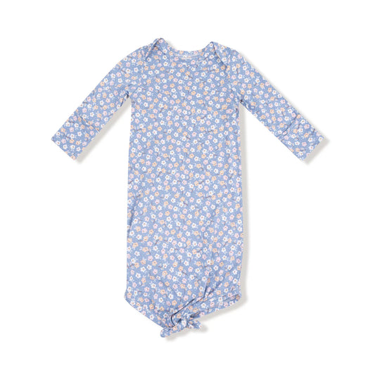 Country Calico Knotted Gown