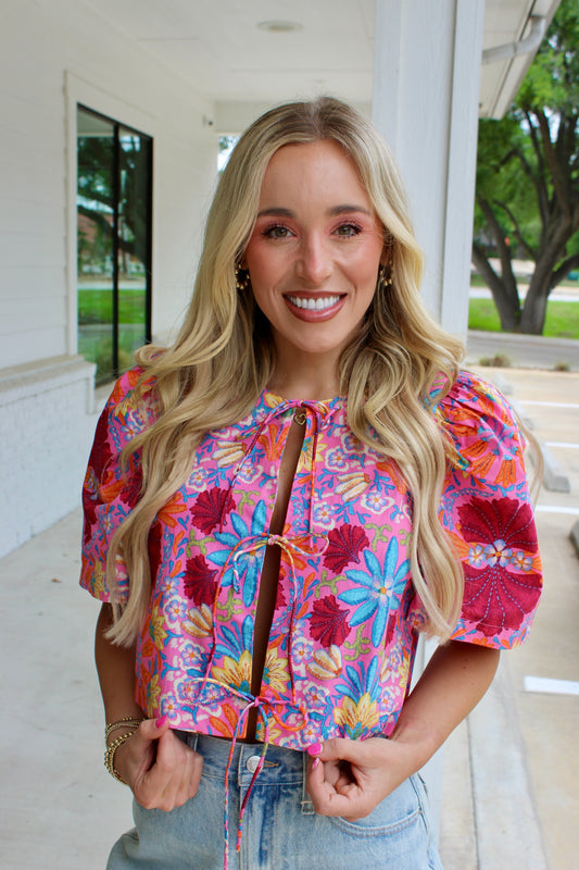 Floral Couture Top