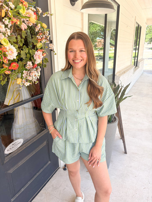 Santorini Moonstripes Top