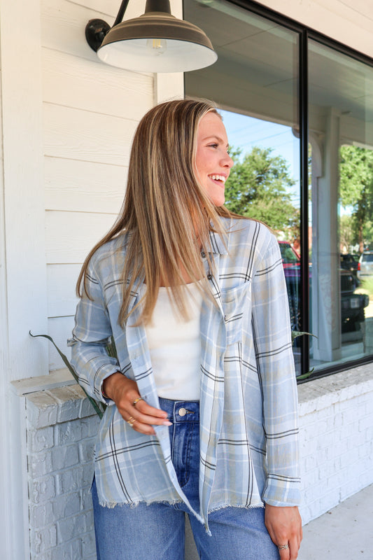 Open Roads Ahead Plaid Shirt
