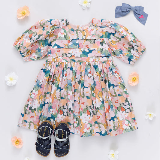 Watercolor Floral Evelyn Dress