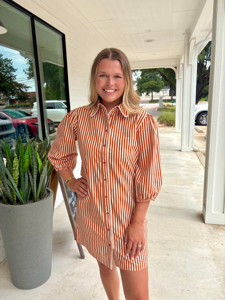Aditi Striped Dress