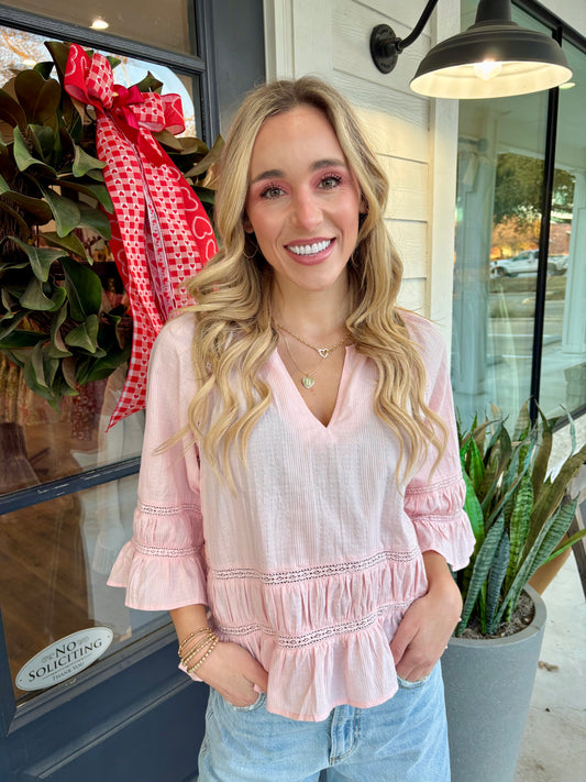 Sybil Pale Lilac Top