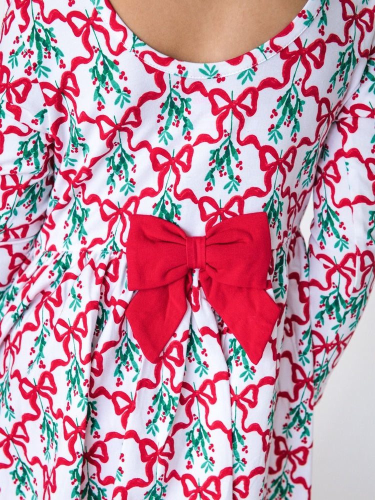 Carol of the Bows LS Twirl Dress