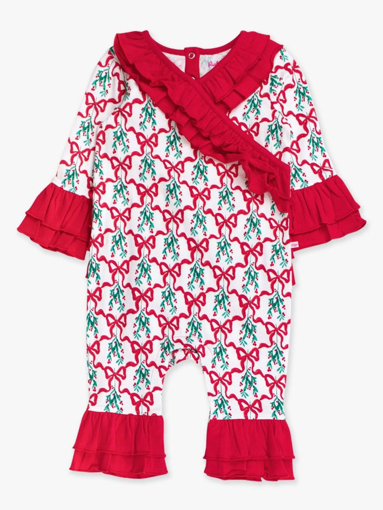 Carol of the Bows LS Ruffle Flare Romper