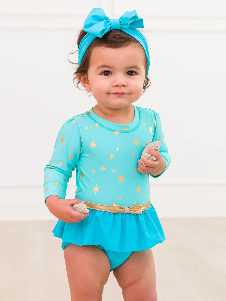 Genie Princess L/S Bow Skirted One Piece