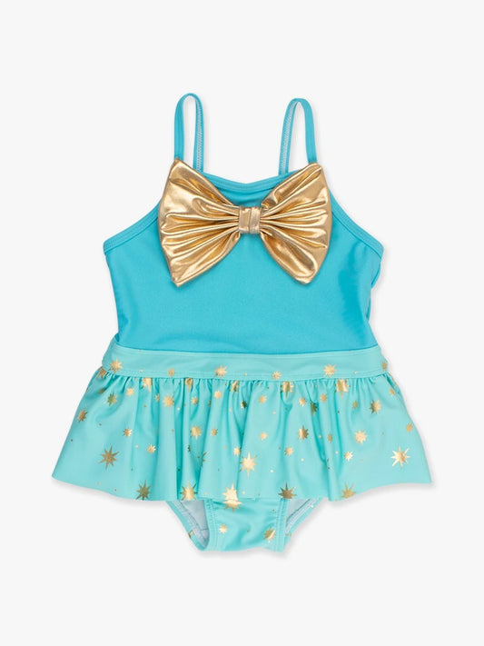 Genie Princess Big Bow Skirted One Piece