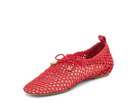 Dolce Vita Kaylyn Red Crochet Flats
